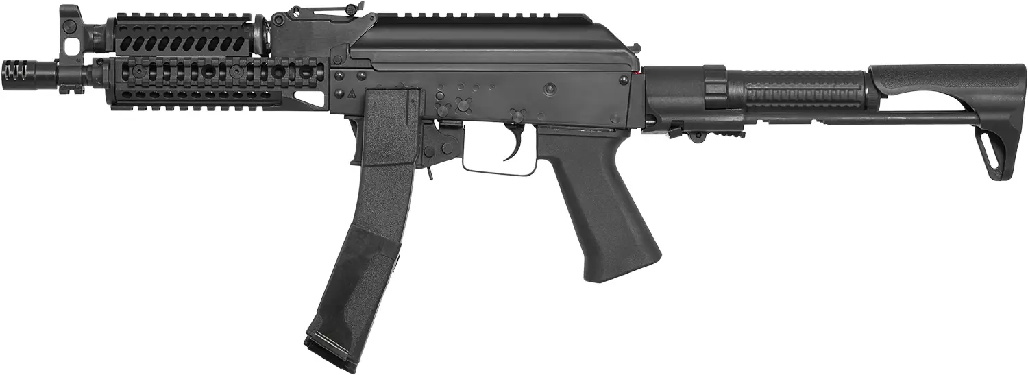 Пистолет-пулемет страйкбольный LCT ZK-PDW-9MM ПП-19-01 “Витязь” Tactical 6 мм