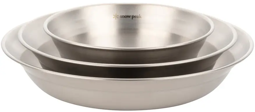 Набір посуду Snow Peak TW-021K Renewed Tableware Set Single Stainless steel