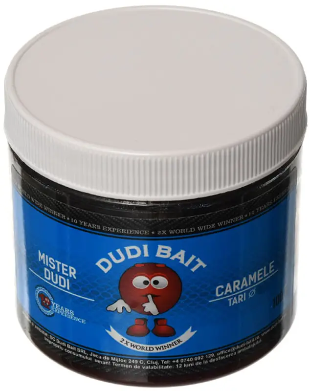 Бойлы Dudi Baits Hook Bait Caramele Tari Mister Dudi 16mm 100g