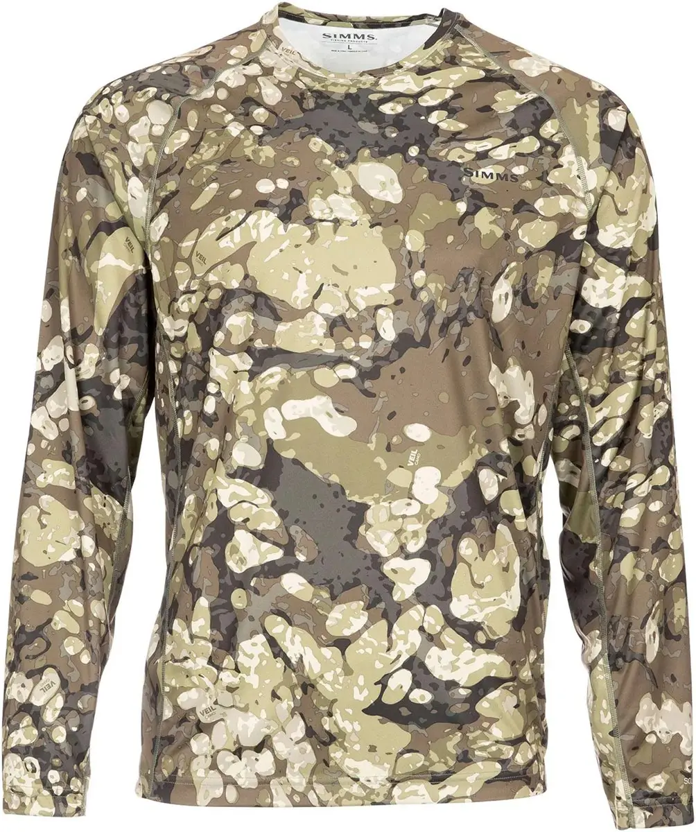 Реглан Simms SolarFlex Crewneck Prints S Riparian Camo