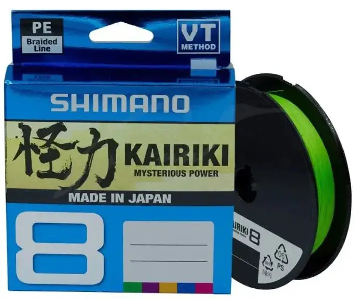 Шнур Shimano Kairiki 8+ 150m 0.10mm 7.3kg M. Green