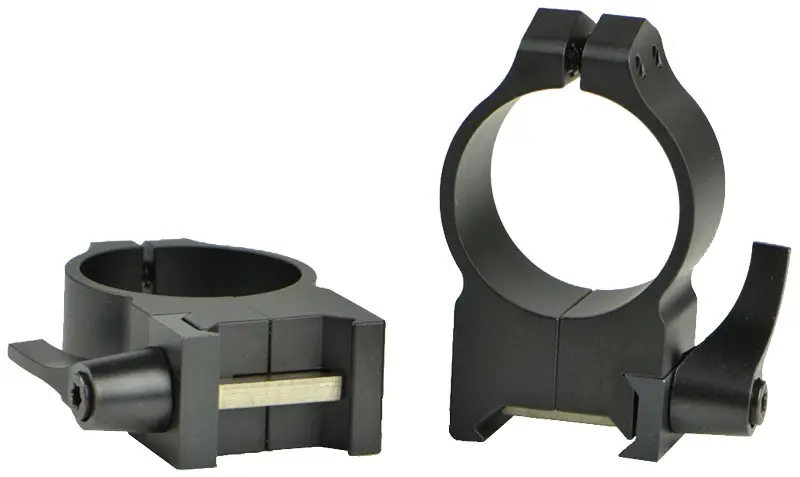 Кільця швидкознімні Warne Maxima Quick Detach Ring. d - 30 мм. High. Weaver/Picatinny