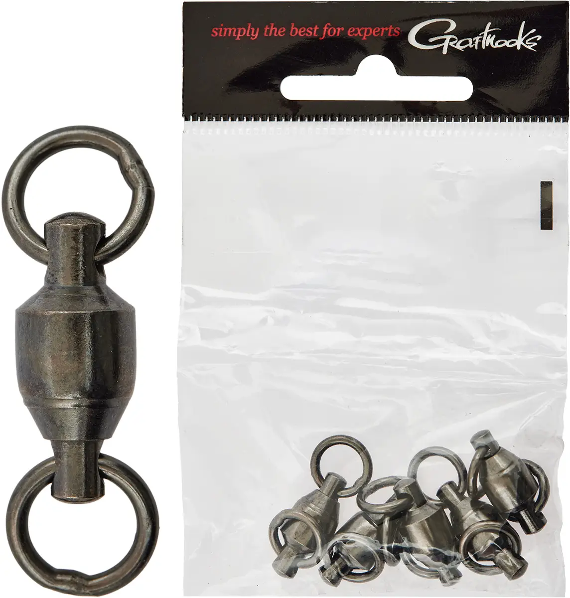 Вертлюжок Prohunter Brass Ball Bearing Swivel #7 250lb Black Nickel (5 шт/уп)