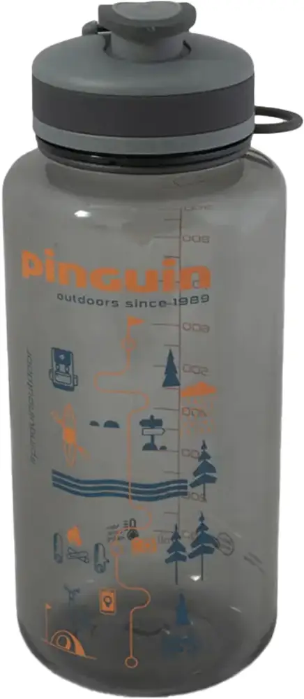 Фляга Pinguin Tritan Fat Sport Bottle 1 2024 Grey