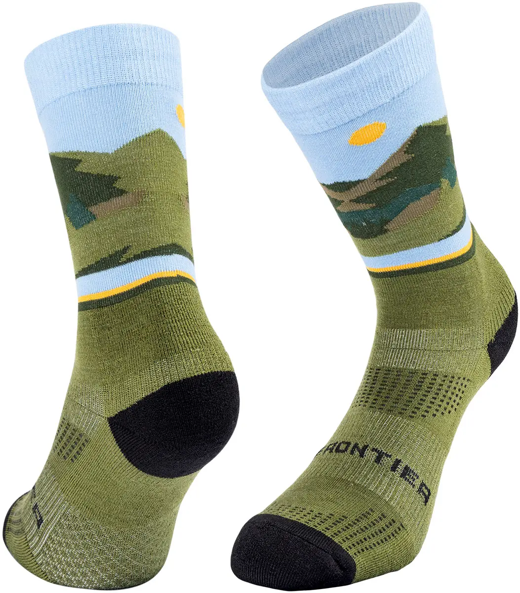 Носки Frontier Salix Merino 44-46 Green