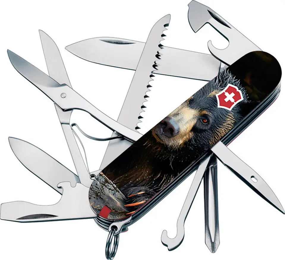 Нож Victorinox Fieldmaster Animal. Черный Медведь