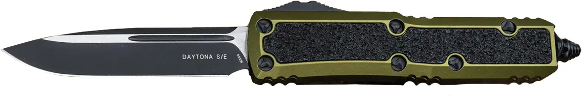 Ніж Microtech Daytona Drop Point Black Blade OD Green