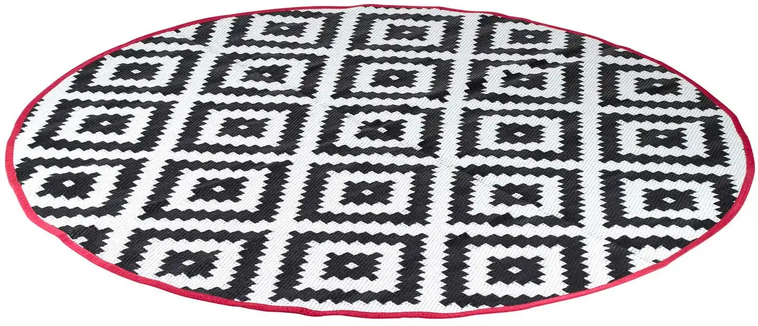 Килимок для пікніка Bo-Camp Falconwood Round Black/White