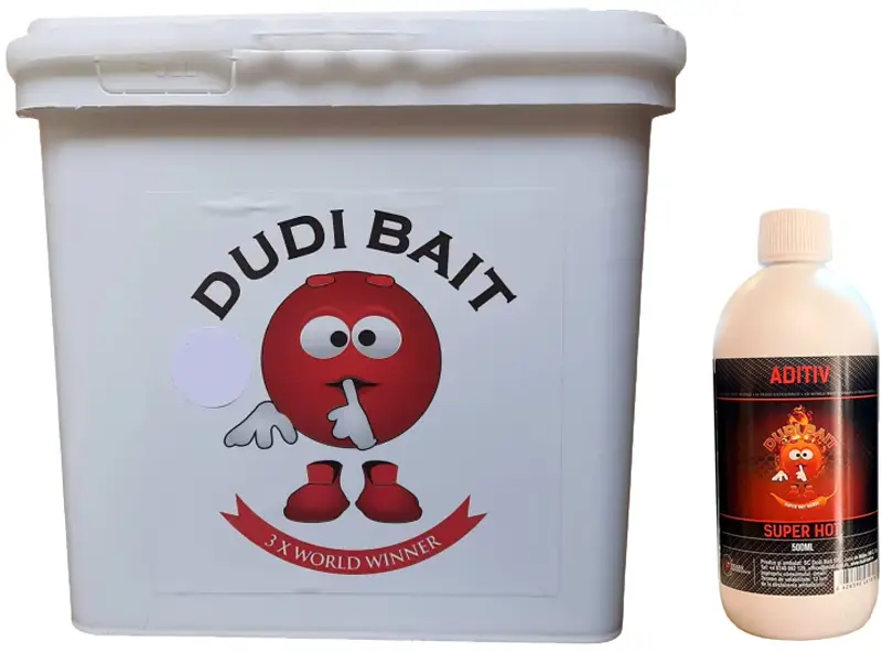 Микс для бойлов Dudi Baits Boiliess Mix Mister Red Super Hot + Likwid 5kg