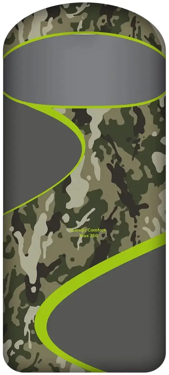 Спальний мішок Norfin Scandic Comfort Plus 350 0°- (-10 °) 230х100см NC R