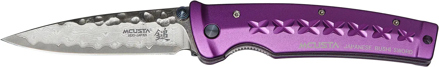 Ніж MCUSTA Fusion Damascus. Пурпуровий