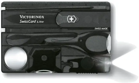Набір VICTORINOX 0.7333.Т3 Swiss Card Lite Чорний