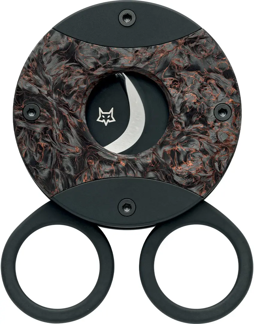 Ніж для сигар Fox The Circle Dark Matter Fatcarbon Black