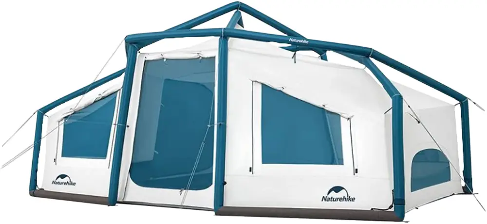 Палатка Naturehike CNK2300ZP012 4 надувний Blue