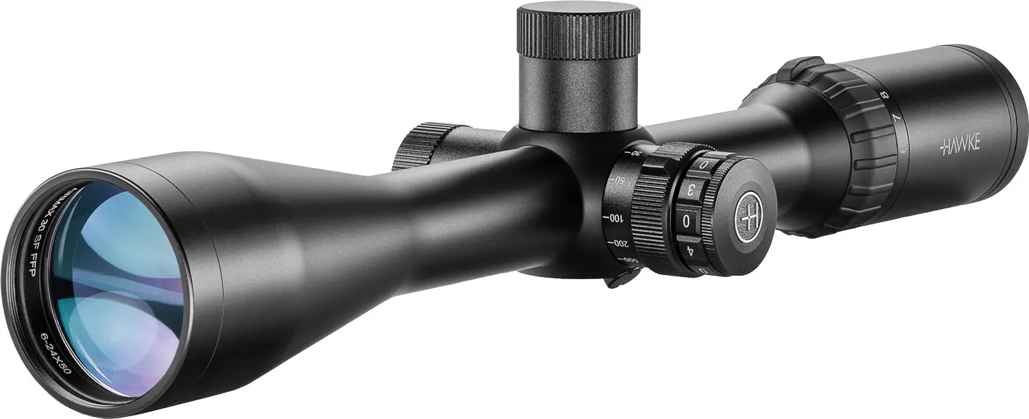 Прицел оптический Hawke Airmax 30 SF 6-24x50 FFP сетка  AMX с подсветкой