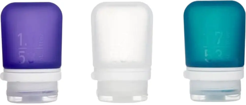 Набор емкостей Humangear GoToob+ 3-Pack Small Clear/Purple/Teal