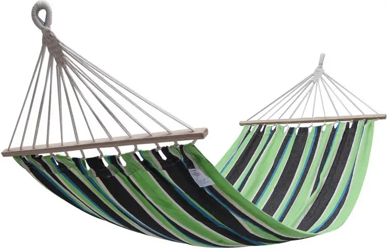 Гамак KingCamp Canvas Hammock. Green/black