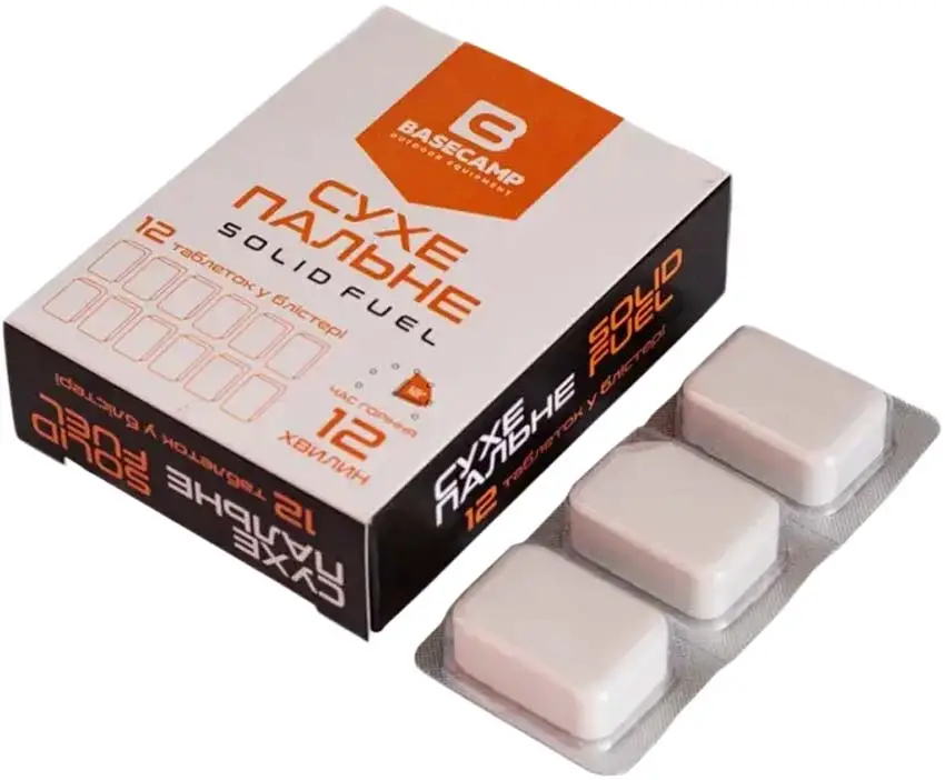 Сухе пальне Base Camp 12 таблеток