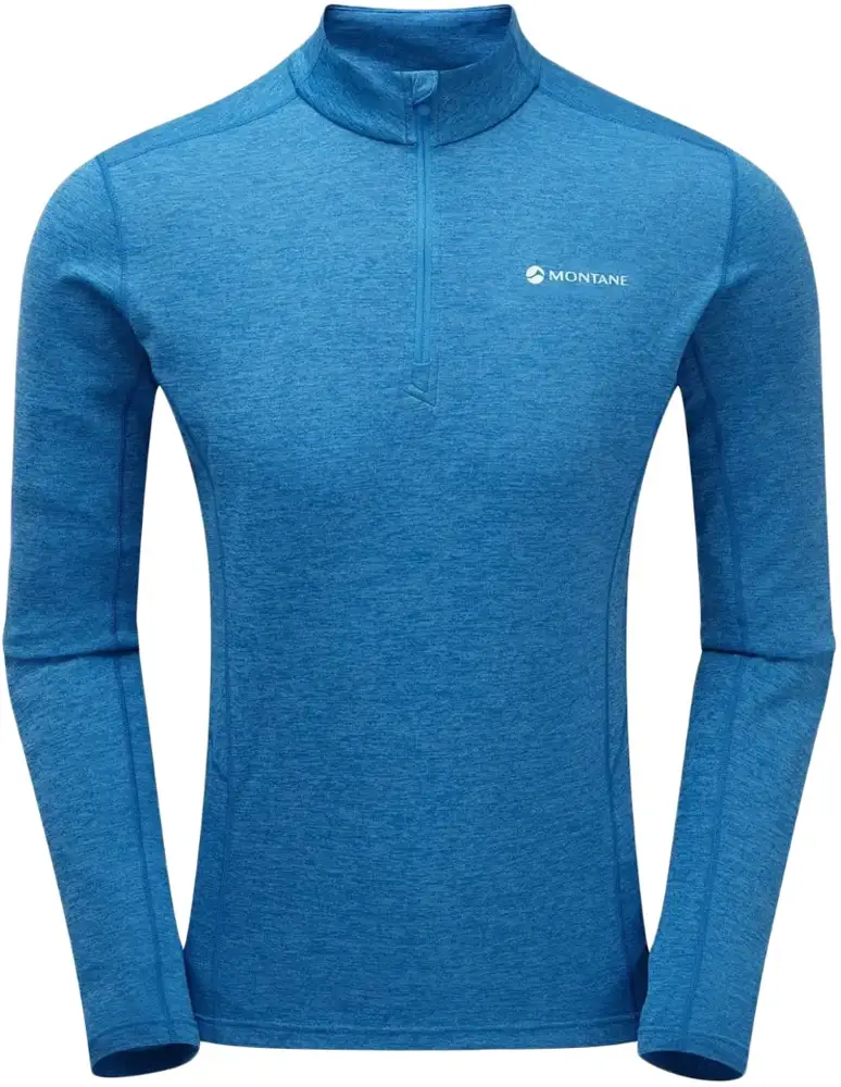 Термокофта Montane Dart Zip Neck XL Electric Blue