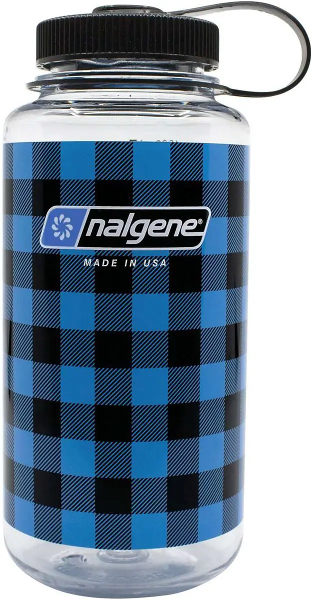 Пляшка Nalgene Wide Mouth Plaid Water Bottle 1 Blue