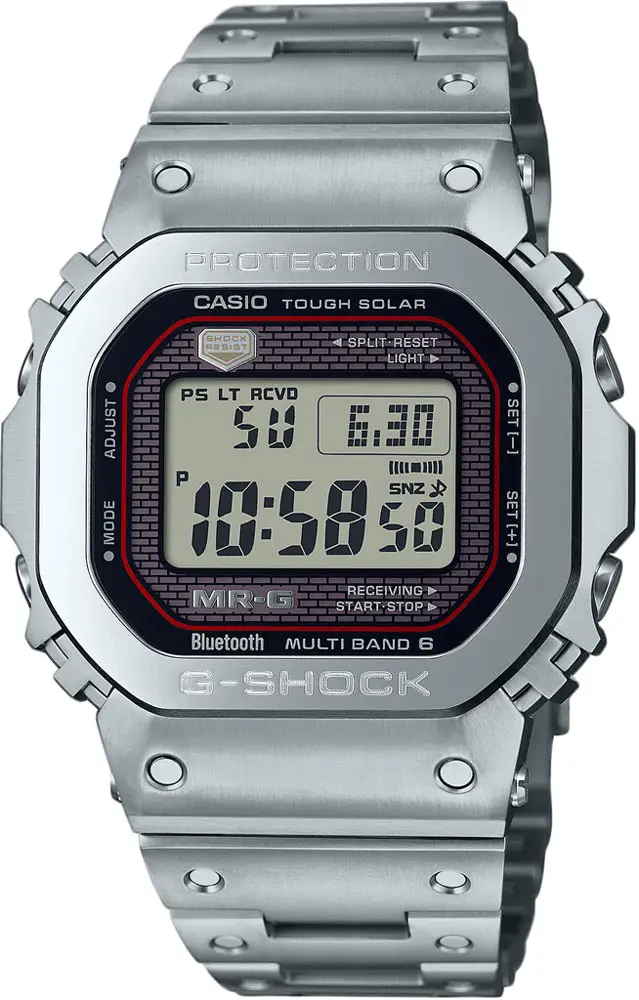 Годинник Casio MRG-B5000D-1DR G-Shock. Сріблястий