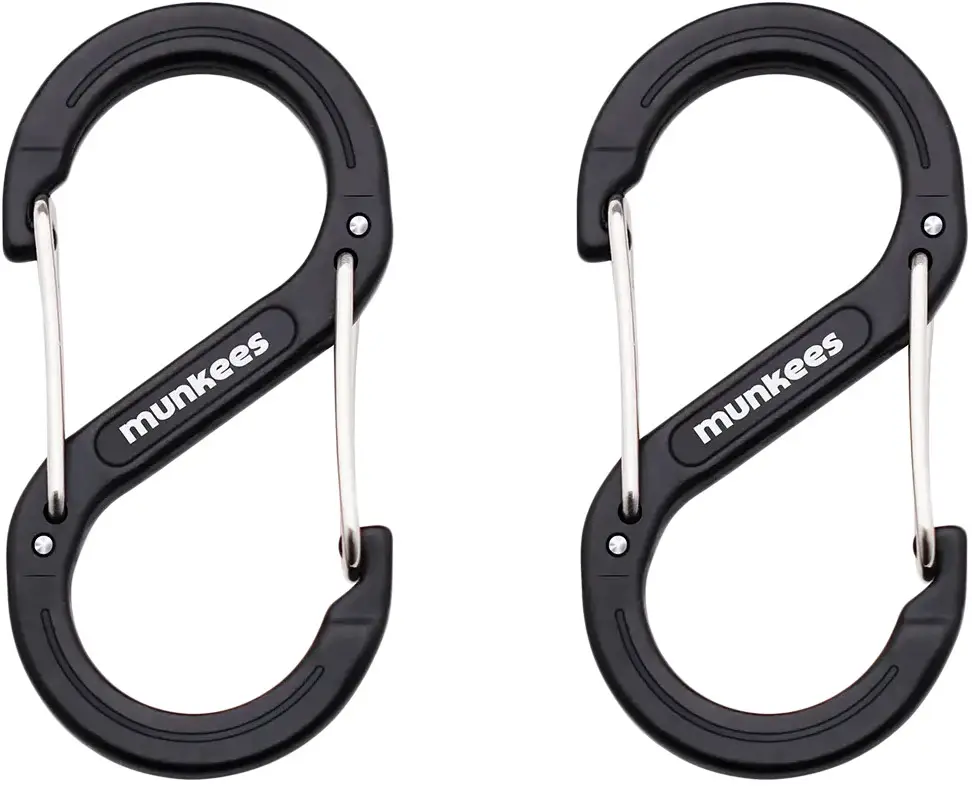Карабін Munkees Forged S 6x60 mm 2-Pack Black