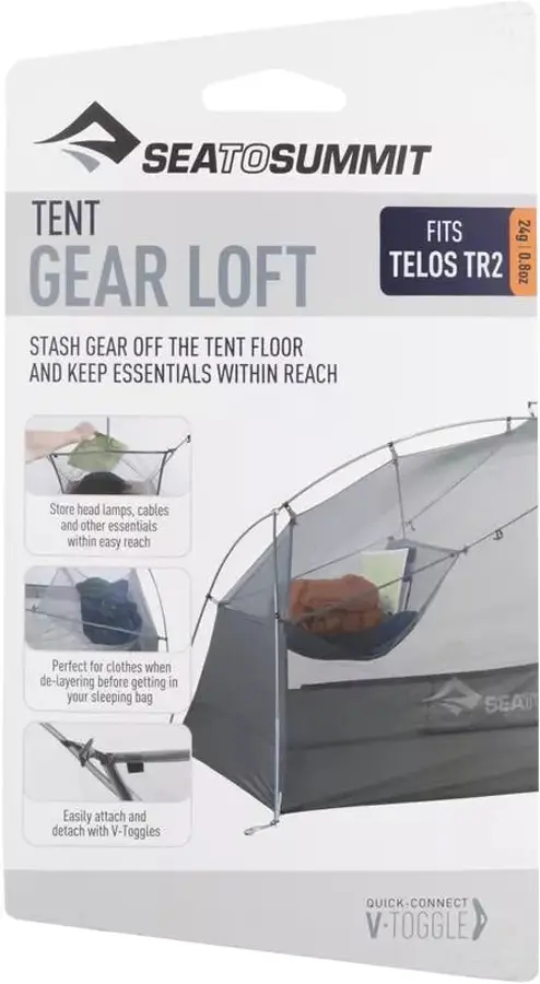 Полка для палатки Sea To Summit Telos TR2 Gear Loft Grey
