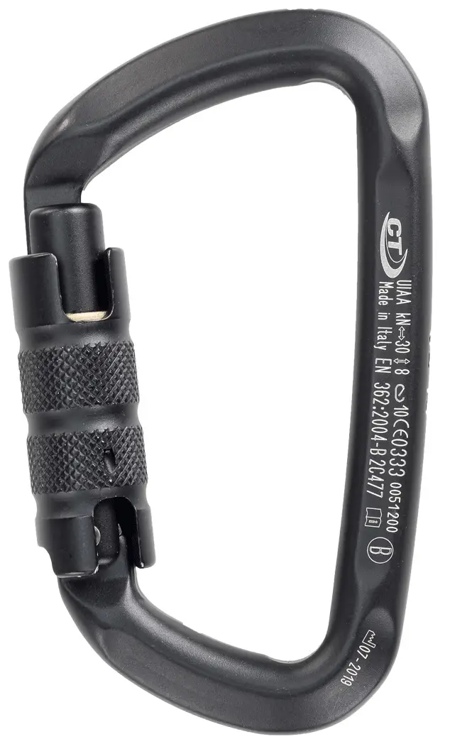 Карабин Climbing Technology D-Shape TG Black