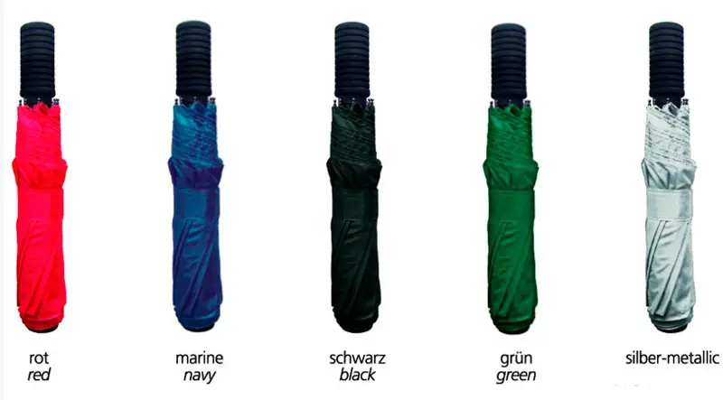 Парасолька EuroSchirm Light Trek Automatic чорний LED