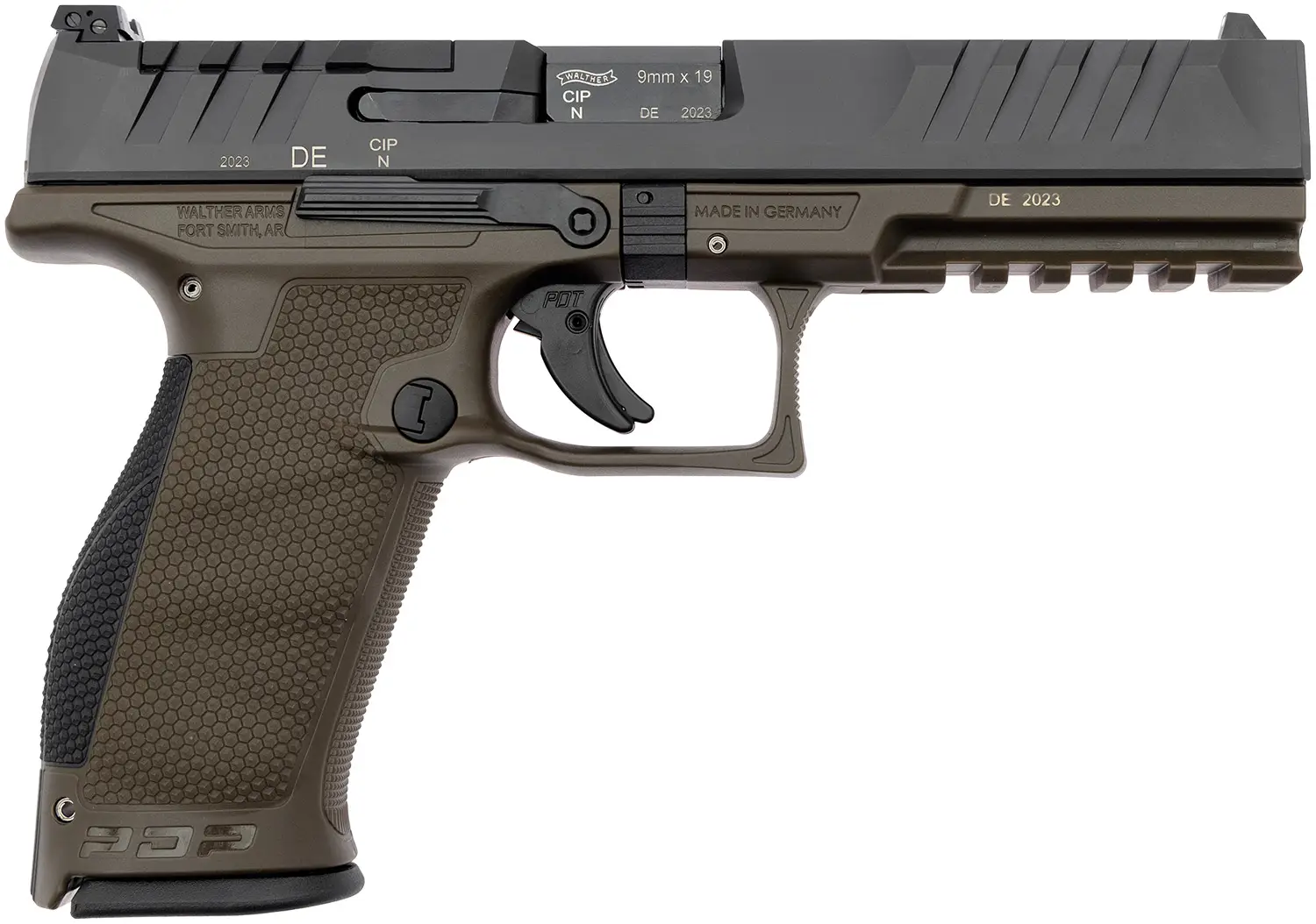 Пістолет спортивний Walther PDP FS OR 5" кал 9 мм (9x19) OD green