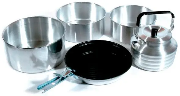 Набір KingCamp Camper 4 (KP3903) Silver