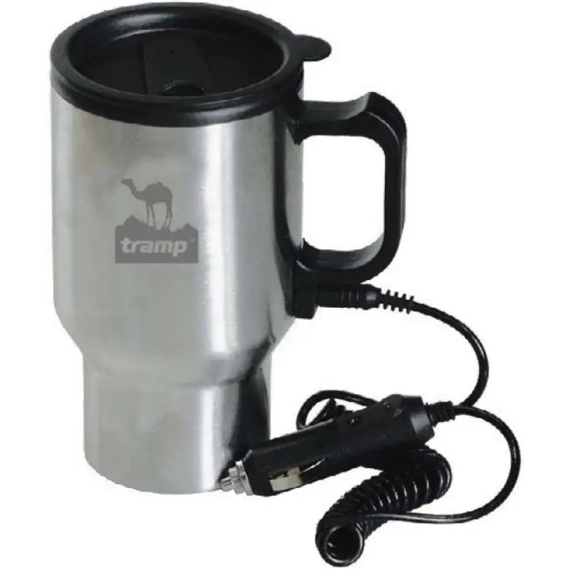 Термокружка Tramp TRC-005 автомобільна з підігрівом 0.45l Steel