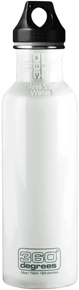 Фляга 360° Degrees Stainless Steel Botte 750 ml White