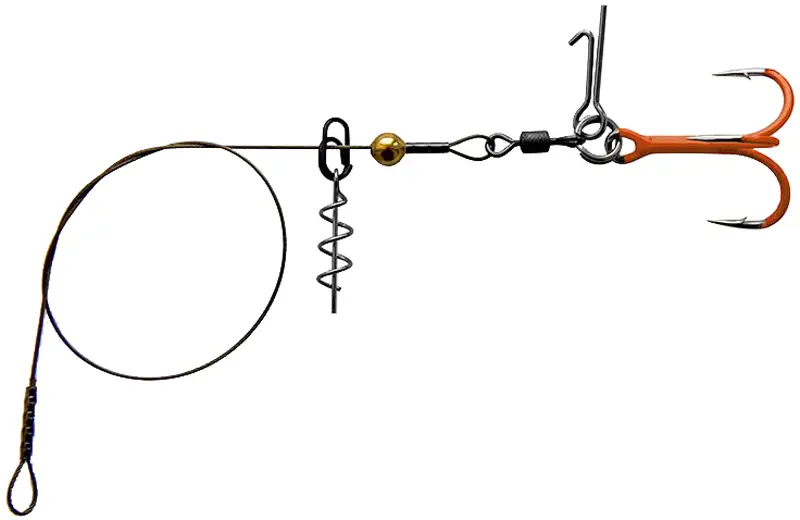 Монтаж Gurza Stinger Pike Rig ST36 №1 (1шт) ц:orange