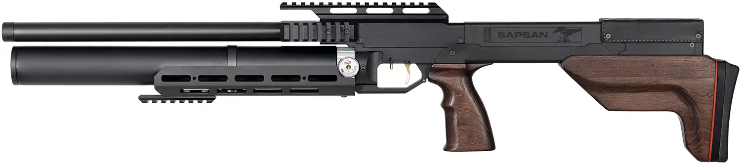 Винтовка пневматическая ZBROIA PCP Sapsan TAC кал. 4.5 мм. 550/300. Black