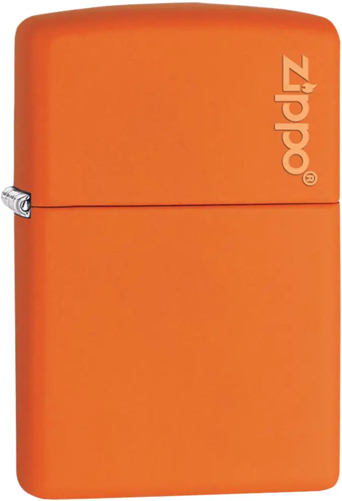 Зажигалка Zippo 231ZL Regular orange Zippo Logo