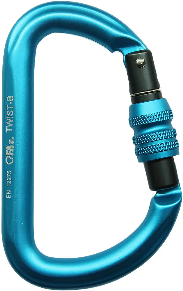 Карабін First Ascent Twist B Light blue