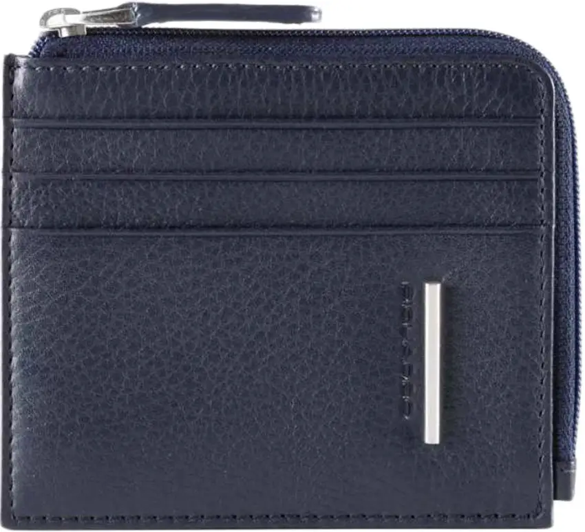 Кредитниця Piquadro Modus Zipper coin pouch with document holder Blue