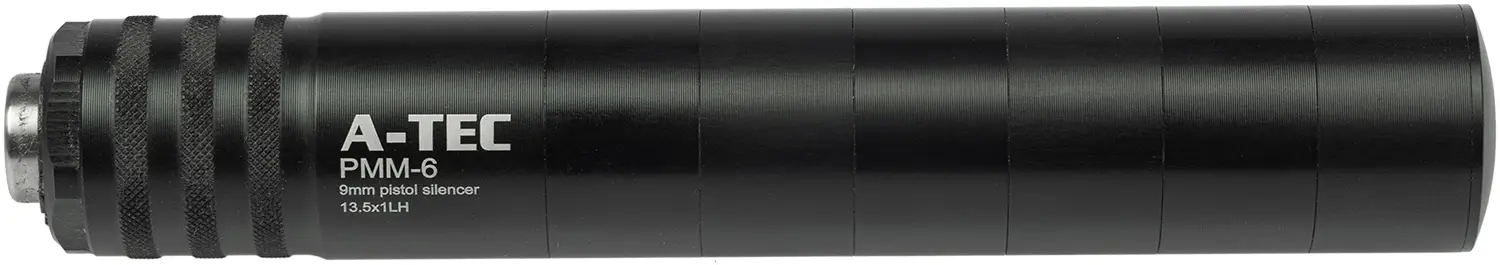 Саундмодератор A-TEC PMM подовжений. кал. 9мм (9х19). Різьба M13.5x1 LH