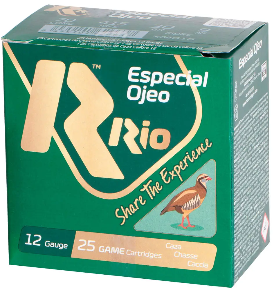 Патрон RIO Especial Ojeo-30 FW NEW (без контейнера) кал. 12/70 дріб №9 (2 мм) наважка 30 г