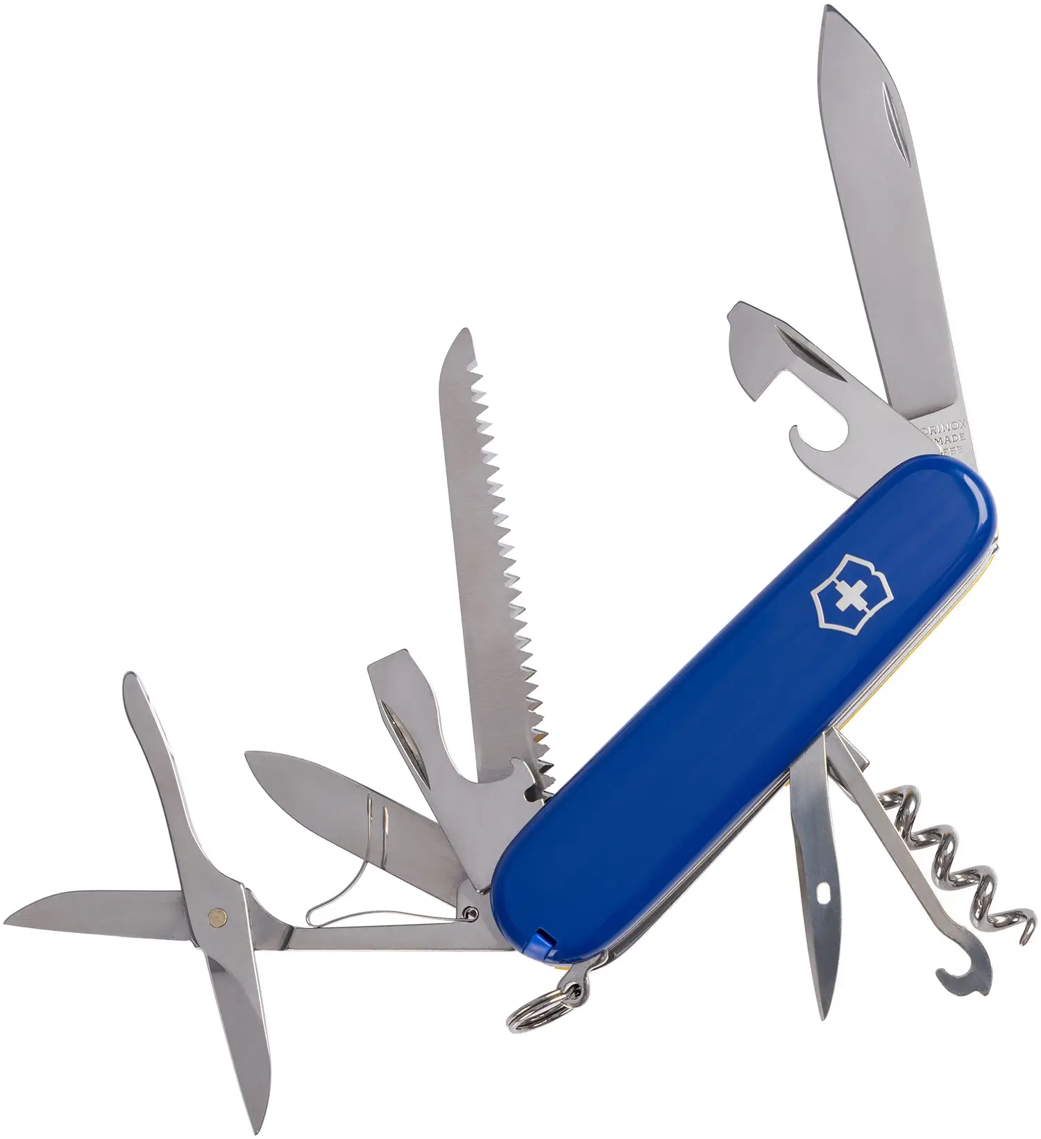 Ніж VICTORINOX 1.3713.2.8 Huntsman к:синій/жовтий
