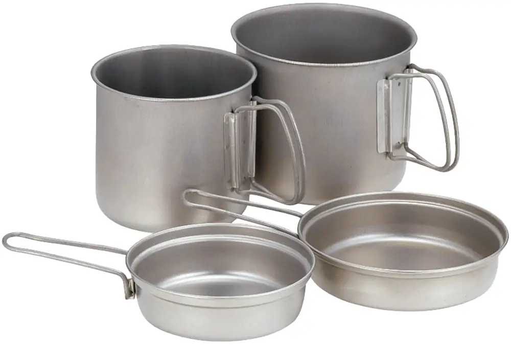 Набір посуду Snow Peak SCS-010T Trek Combo Titanium 1400/900 ml