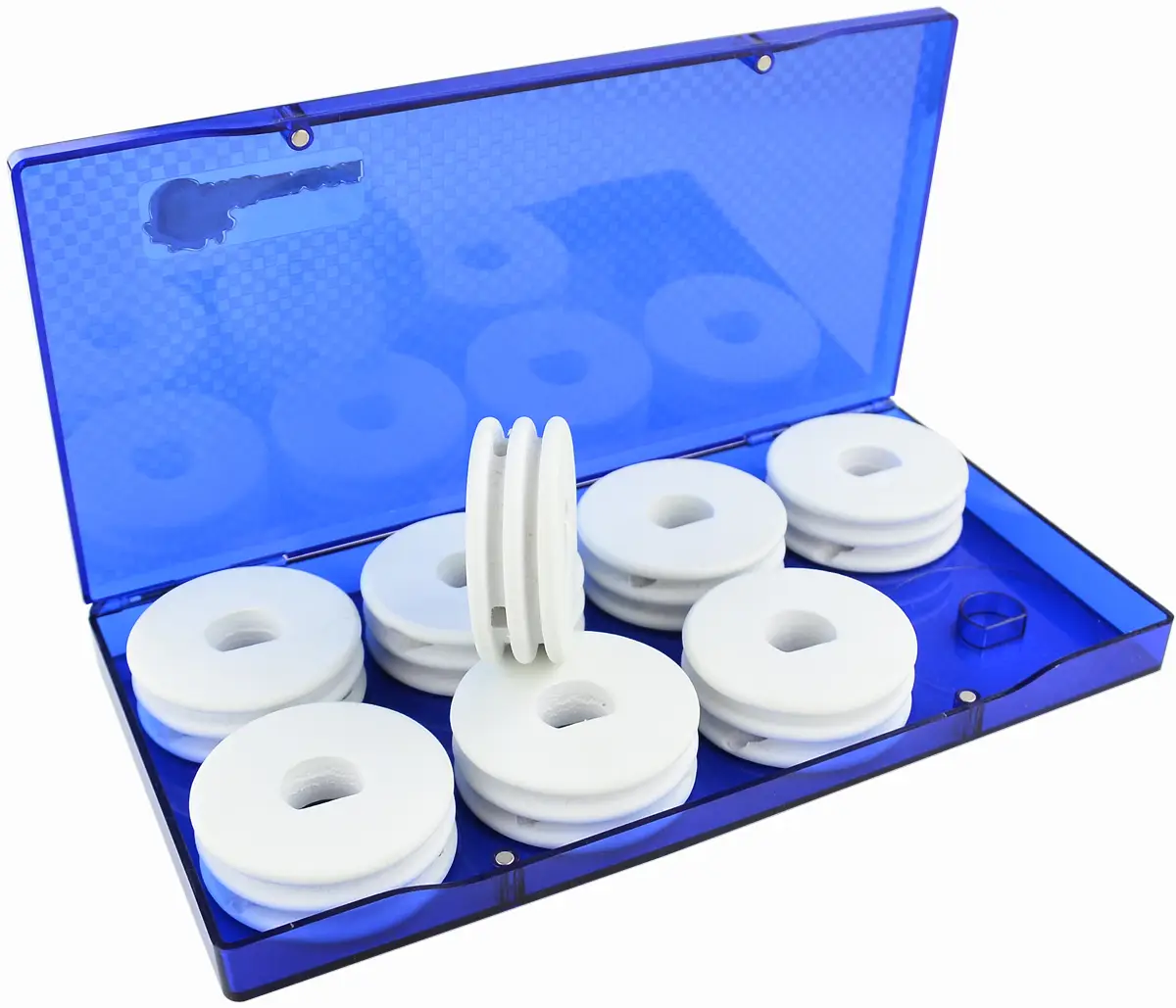 Поводочница CarpZoom Feeder Competition EVA Rig Case 12x24см 8 мотовил