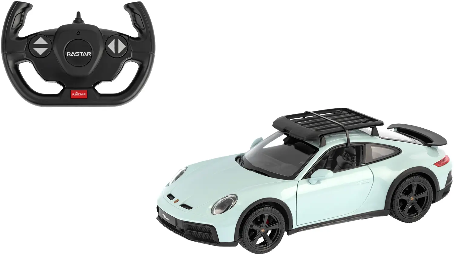 Машинка Rastar Porsche 911 Dakar Standard Version 1:14 Зелений