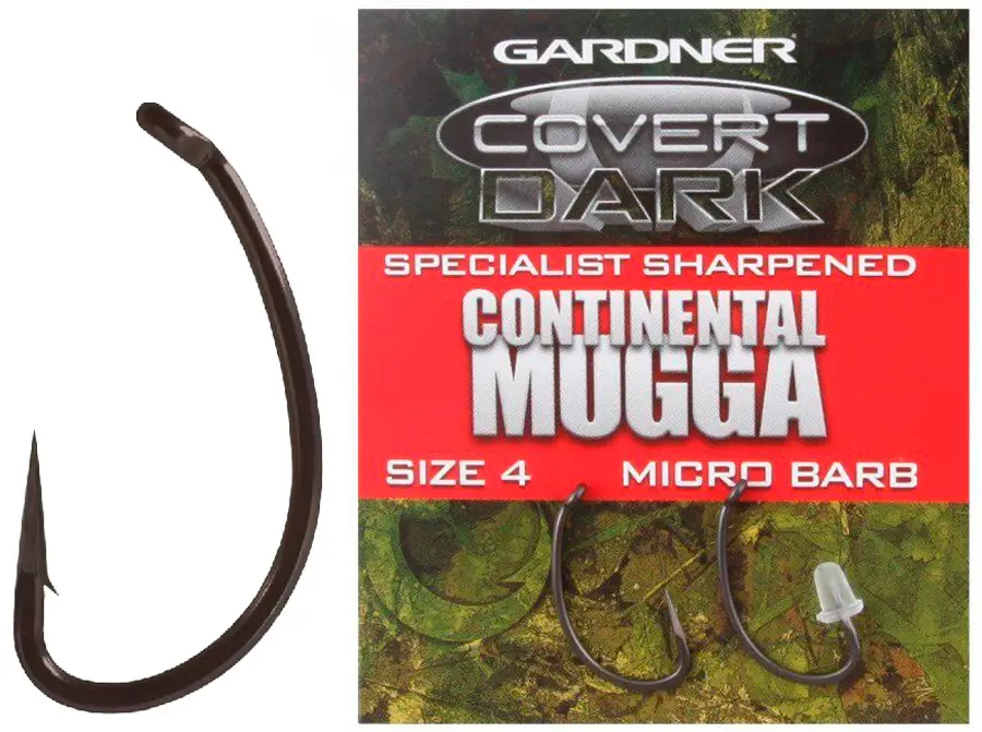 Крючок карповый Gardner Specialist Hand Sharpened Continental Mugga №2 (10шт/уп)