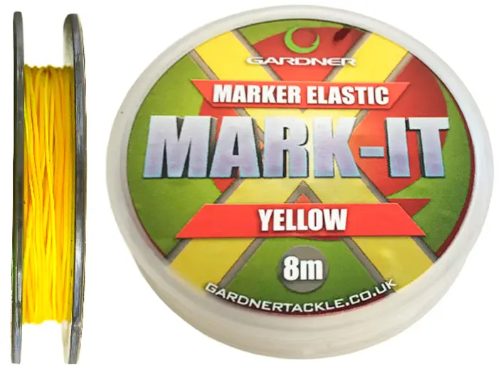Маркер для лески Gardner Mark-It Marker Elastic 8m ц:yellow