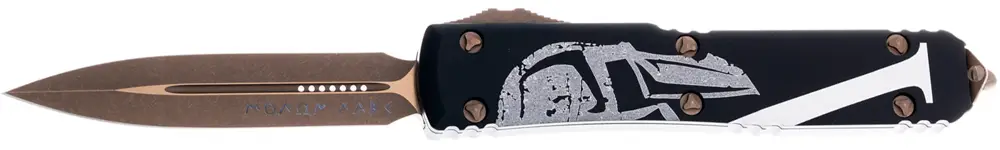 Ніж Microtech Ultratech Double Edge Bronze Molon Labe Signature Serie