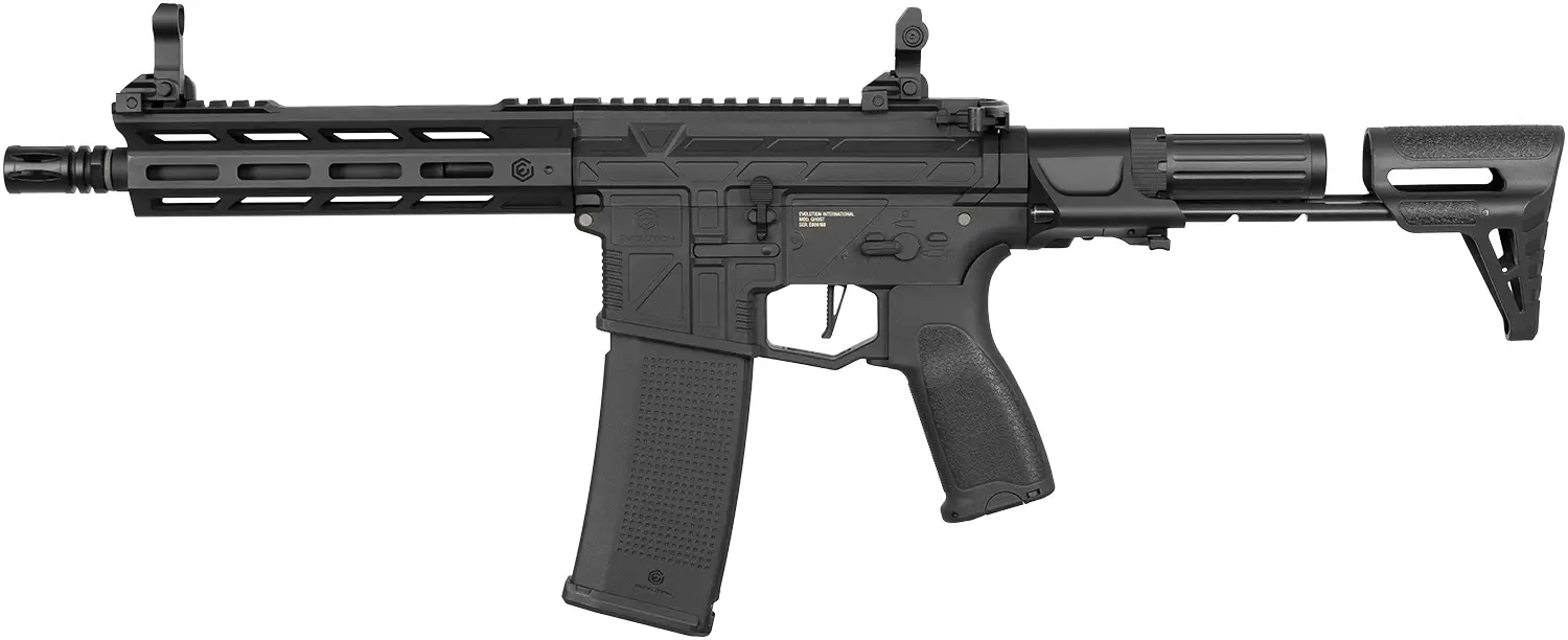 Гвинтівка страйкбольна Evolution Ghost S EMR PDW Carbontech AEG 6 мм Black