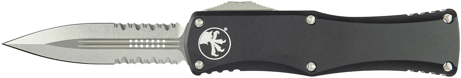 Ніж Microtech Hera Double Edge Stonewash Black