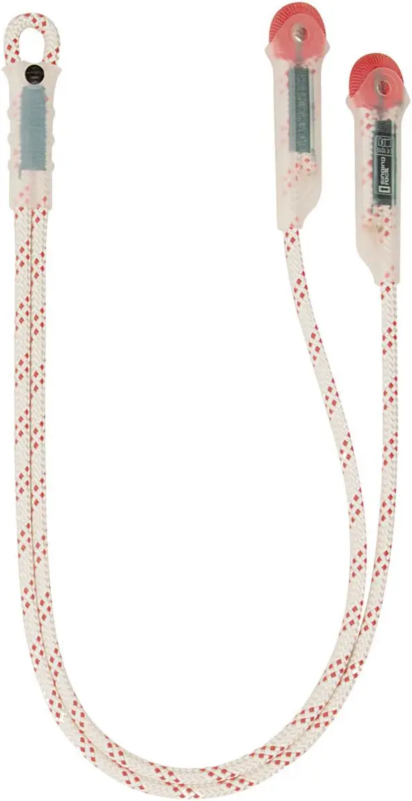 Самостраховка Singing Rock Lanyard V 100x100 22 kN White